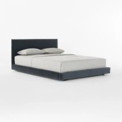 Façade Shadow Velvet Queen Bed -Cb2 FacadeShdwVelvetQBed3QSSF22
