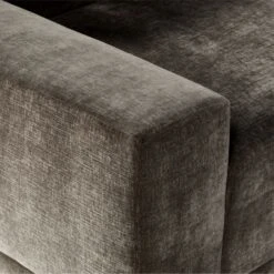 Faible 6-Piece U-Shaped Grey Performance Velvet Sectional Sofa With Left Arm -Cb2 FaibleGreyVlvtLA6PcSectAVSSS23