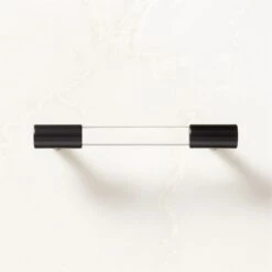 Flynn Crystal And Black Handle 4"