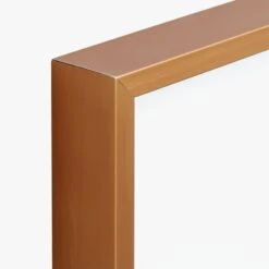 Gallery Brass Picture Frame With White Mat 4"x6" -Cb2 GalleryFr18X24BrssWhtMtAVF18