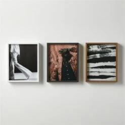 Gallery White Picture Frame 8"x10" -Cb2 GalleryFrame8x10UnmttdGrpFHS23