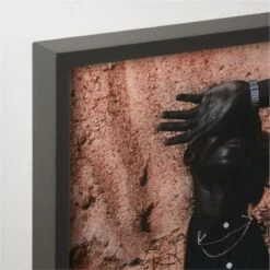 Gallery Soft Black Picture Frame 8"x10" -Cb2 GalleryFrameBlk8x10UnmtdROS23