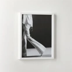 Gallery White Picture Frame 8"x10" -Cb2 GalleryFrameWht8x10UnmtdAVSHS23