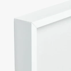 Gallery White Picture Frame With White Mat 5"x7" -Cb2 GalleryFrm5X7WhtWhtMtAVF18