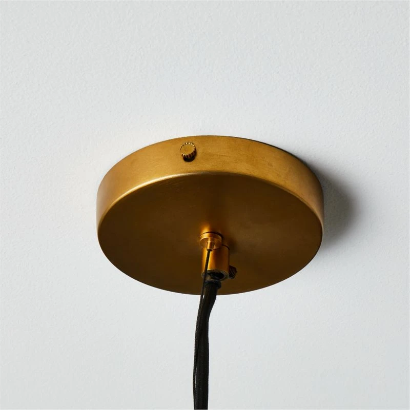 Hammered Brass Dome Pendant Light 4 Hammered Brass Dome Pendant Light - Image 4