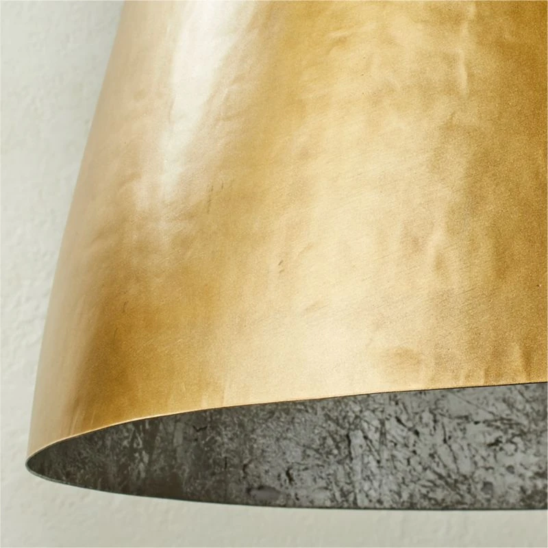 Hammered Brass Dome Pendant Light 3 Hammered Brass Dome Pendant Light - Image 3