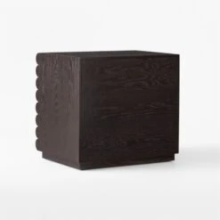 Hark Hi-Gloss Oak Wood 2-Drawer File Cabinet -Cb2 HarkLcqrdWdFileCabinet3QBSSS22