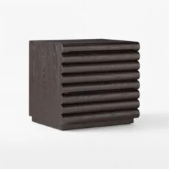 Hark Hi-Gloss Oak Wood 2-Drawer File Cabinet -Cb2 HarkLcqrdWdFileCabinet3QSSS22