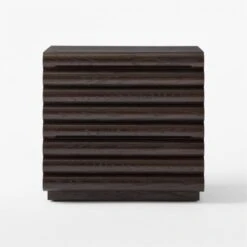 Hark Hi-Gloss Oak Wood 2-Drawer File Cabinet -Cb2 HarkLcqrdWdFileCabinetSOSSS22