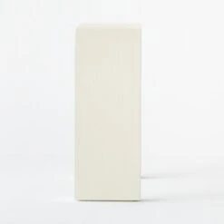 Horseshoe Ivory Lacquered Linen Console Table 36'' -Cb2 Horseshoe36inIvryLqdLnCnlTbSDF20