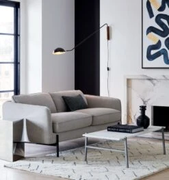 Mantis Swivel Wall Sconce Black -Cb2 HoxtonGreyLoveseatJN20