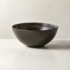 Hyacinth Black Soup Bowl With Reactive Glaze