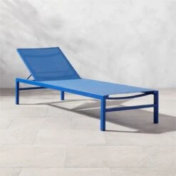 Idle Cobalt Sun Lounger