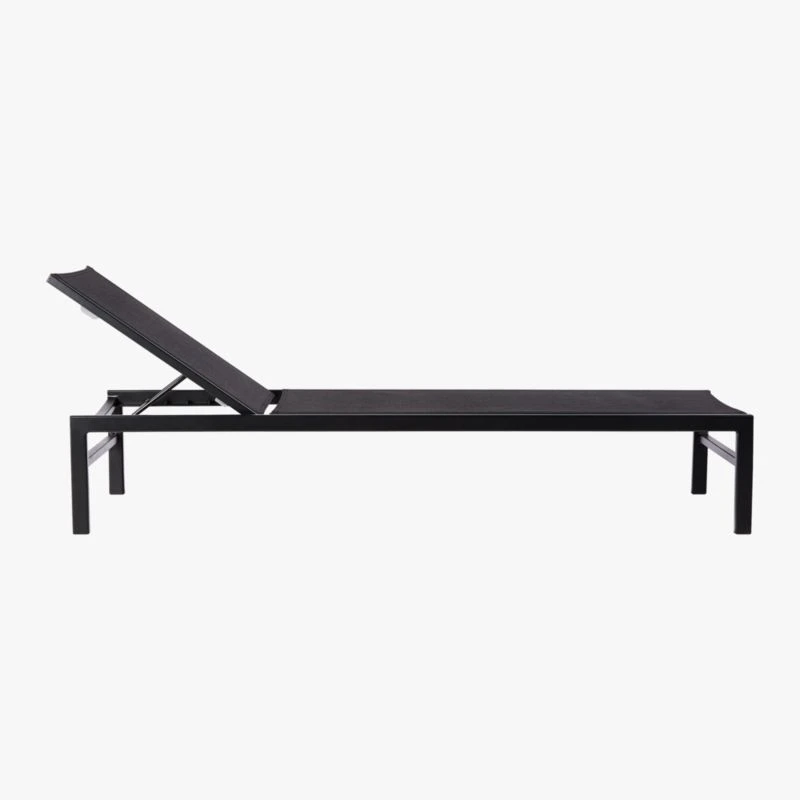 Idle Black Outdoor Sun Lounger 6 Idle Black Outdoor Sun Lounger - Image 6