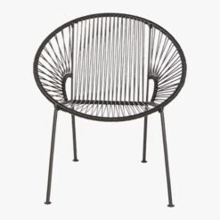 Ixtapa Black Outdoor Chair -Cb2 IxtapaChairBlackSOS20