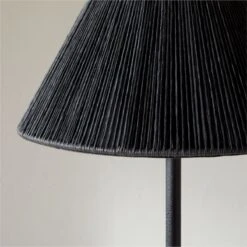 Slight Table Lamp With Black Shade -Cb2 KMSlightBlkShddTableLampAVSHS21