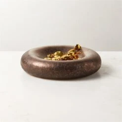 Kashima Bronze Catchall Dish -Cb2 KashimaBronzeCatchallAV2SHF23