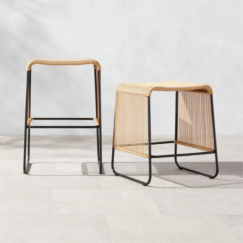 Katja Rattan Outdoor Counter Stool 2 Katja Rattan Outdoor Counter Stool - Image 2