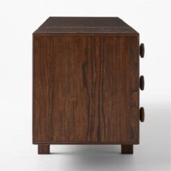 Knap Wood Media Cabinet -Cb2 KnapMediaCredenzaSDSSF23