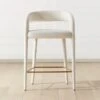 Lisette White Counter Stool Set Of 2