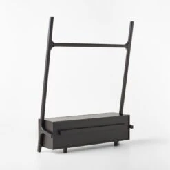 Mahogany Black Hall Tree -Cb2 MahoganyBlkHallTreeAV3SSF22