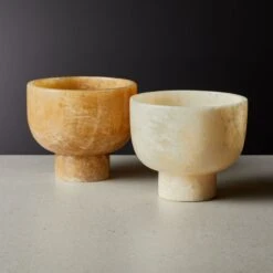 Onyx Marble Tealight Candle Holder -Cb2 MarbleOnyxTealightHldrAVSHS19