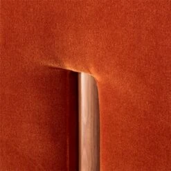 Marconi Tufted Rust Velvet Accent Chair -Cb2 MarconiCprVlvtTfftdChairAVSSF22