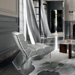 Santoro Round White Quartz Coffee Table -Cb2 MarkusAcrylicLoungeChairJN21 1x1