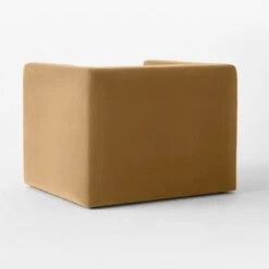 Matra Camel Velvet Lounge Chair -Cb2 MatraCamelVelvetChair3QBSSF22