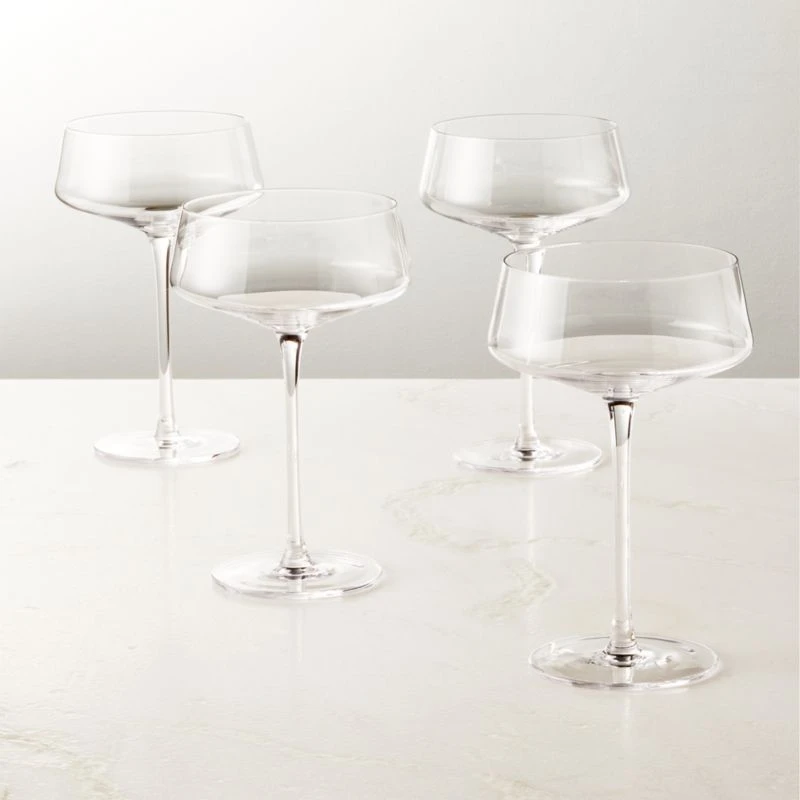 Muse Coupe Cocktail Glass Set Of 4 1 Muse Coupe Cocktail Glass Set Of 4
