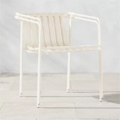 Navene Ivory Outdoor Dining Armchair Set Of 4 10 Navene Ivory Outdoor Dining Armchair Set Of 4 -Cb2 NaveneIvyDiningChairAVSHS23