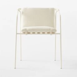 Navene Ivory Outdoor Dining Armchair Set Of 4 11 Navene Ivory Outdoor Dining Armchair Set Of 4 -Cb2 NaveneIvyDiningChairSOSSS23