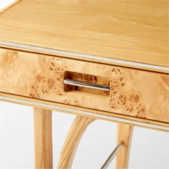 Noemie 3-Drawer Burl Wood Office Desk 12 Noemie 3-Drawer Burl Wood Office Desk -Cb2 NoemieBurlDeskAVSSS23