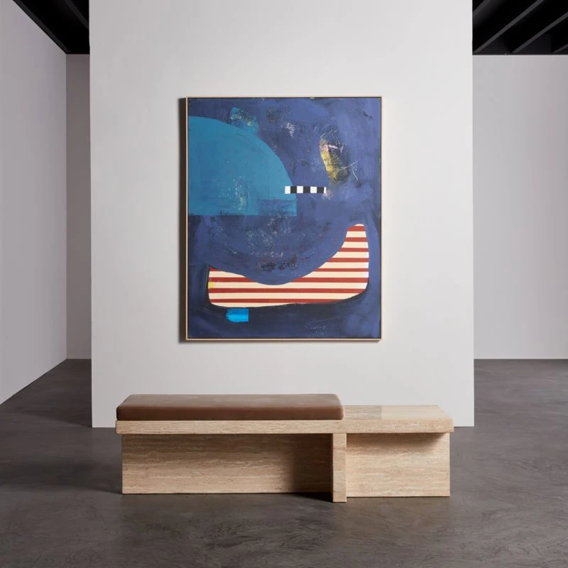 'Obsidian And Sage' Mixed Medium Reproduction By Keren Toledano 49''x61'' 2 'Obsidian And Sage' Mixed Medium Reproduction By Keren Toledano 49''x61'' - Image 2