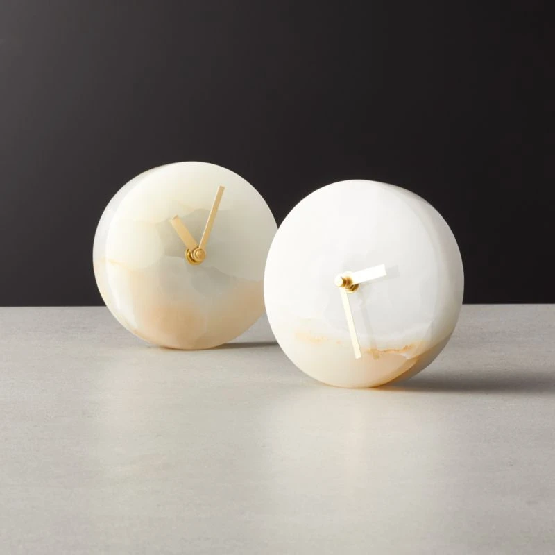 Onyx Marble Table Clock 3 Onyx Marble Table Clock - Image 3