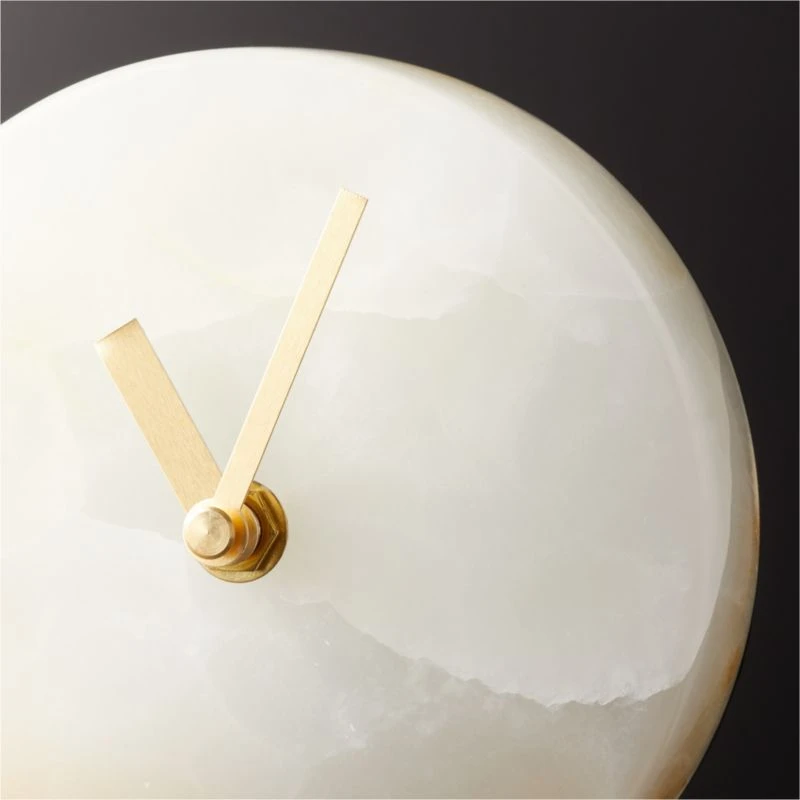 Onyx Marble Table Clock 2 Onyx Marble Table Clock - Image 2