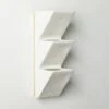 Paka White Ceramic Wall Sconce Light