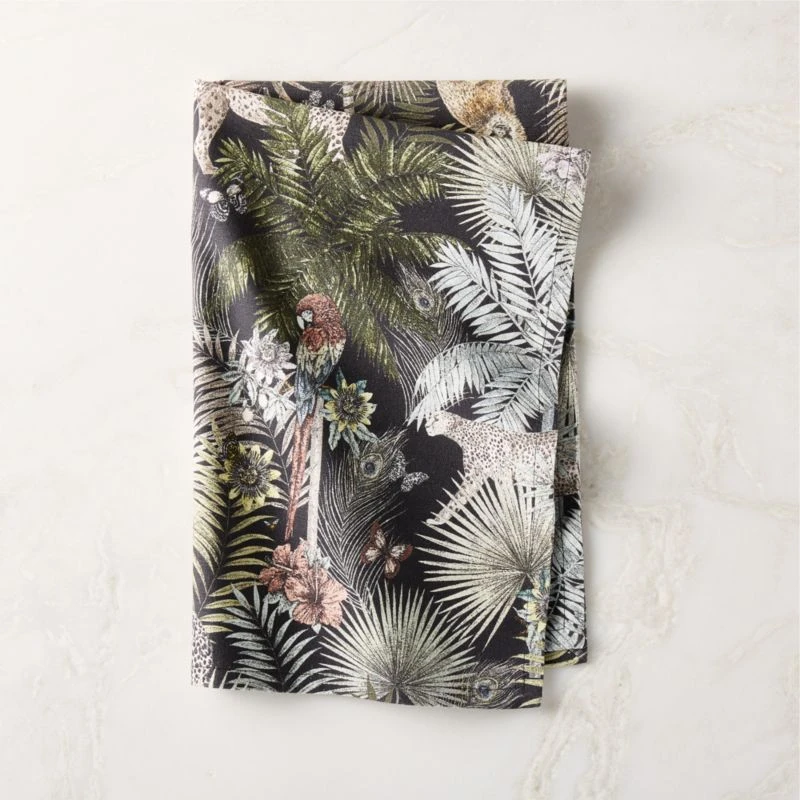 Palm Grove Jungle Print Tea Towel 1 Palm Grove Jungle Print Tea Towel