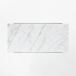 Pavilion Black Metal Outdoor Dining Table With Marble Top Model 6141 -Cb2 Pavilion6141BkDnTbWMbTpTOPSSS23