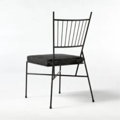 Pavilion Dining Chair With Grey Sunbrella ® Cushion Model 6350 Set Of 4 12 Pavilion Dining Chair With Grey Sunbrella ® Cushion Model 6350 Set Of 4 -Cb2 Pavilion6150GrArmlssDnCh3QBSSS21