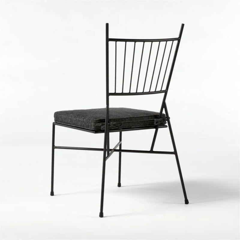 Pavilion Dining Chair With Grey Sunbrella ® Cushion Model 6350 Set Of 4 6 Pavilion Dining Chair With Grey Sunbrella ® Cushion Model 6350 Set Of 4 - Image 6