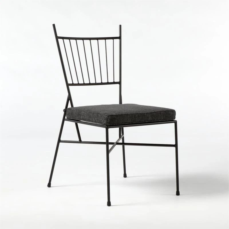 Pavilion Dining Chair With Grey Sunbrella ® Cushion Model 6350 Set Of 4 4 Pavilion Dining Chair With Grey Sunbrella ® Cushion Model 6350 Set Of 4 - Image 4