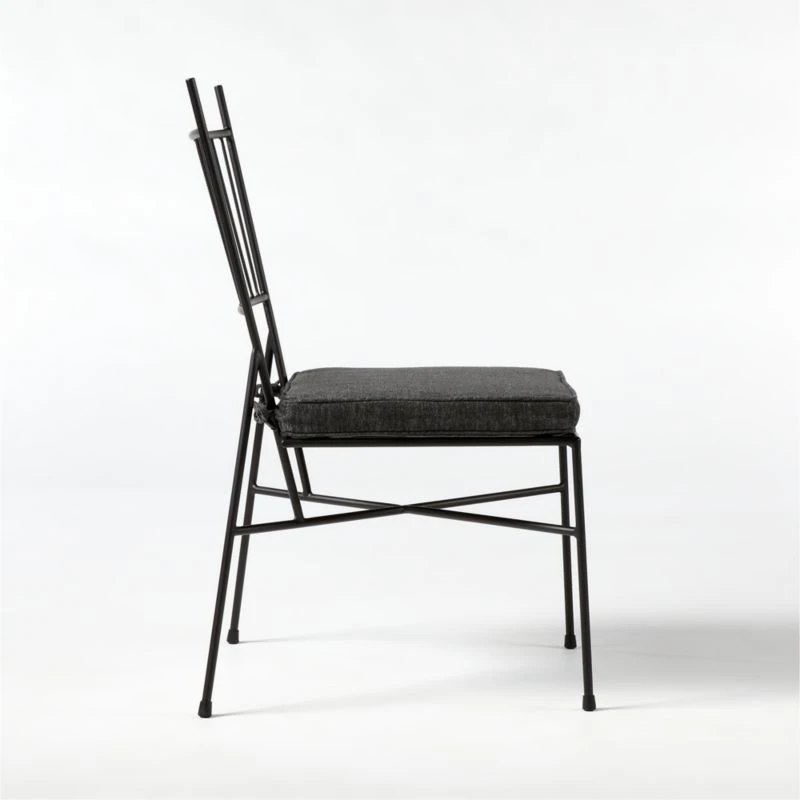 Pavilion Dining Chair With Grey Sunbrella ® Cushion Model 6350 Set Of 4 5 Pavilion Dining Chair With Grey Sunbrella ® Cushion Model 6350 Set Of 4 - Image 5