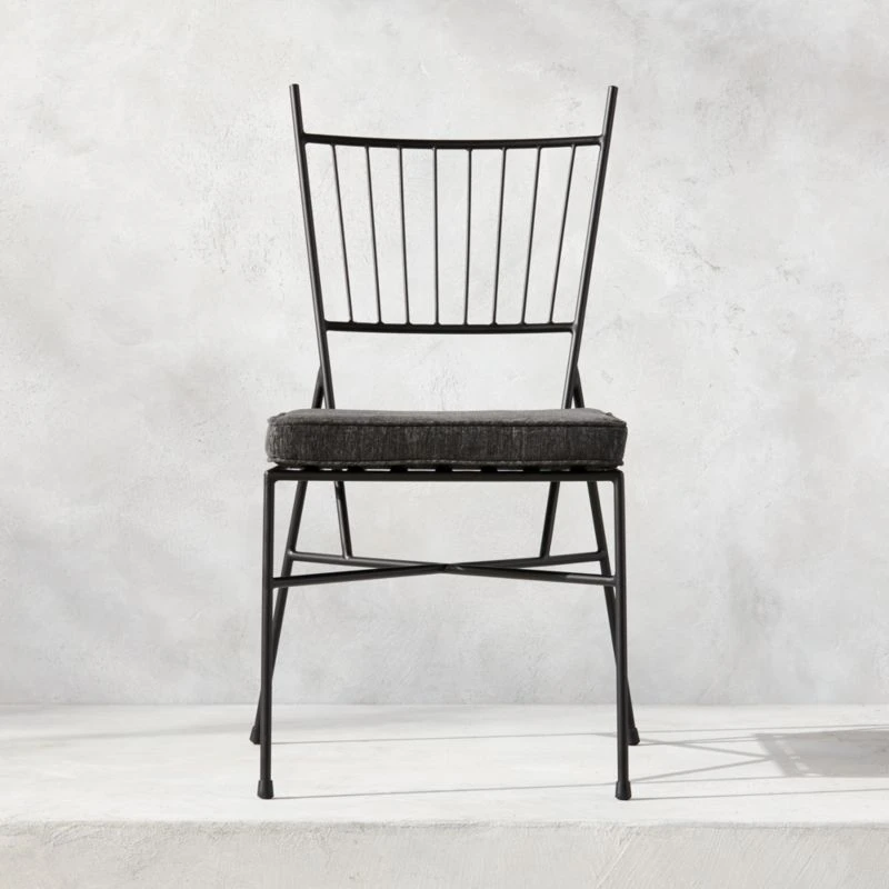 Pavilion Dining Chair With Grey Sunbrella ® Cushion Model 6350 Set Of 4 1 Pavilion Dining Chair With Grey Sunbrella ® Cushion Model 6350 Set Of 4