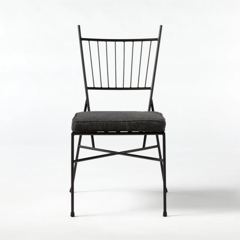 Pavilion Dining Chair With Grey Sunbrella ® Cushion Model 6350 Set Of 4 3 Pavilion Dining Chair With Grey Sunbrella ® Cushion Model 6350 Set Of 4 - Image 3