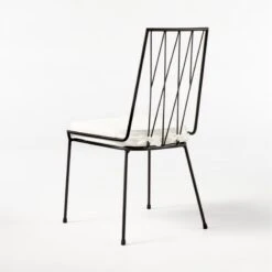 Pavilion Dining Chair With Ivory Sunbrella ® Cushion Model 6150 Set Of 2 10 Pavilion Dining Chair With Ivory Sunbrella ® Cushion Model 6150 Set Of 2 -Cb2 Pavilion6350IvArmlssDnCh3QBSSS21 1