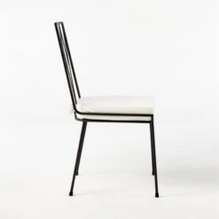 Pavilion Dining Chair With Ivory Sunbrella ® Cushion Model 6150 Set Of 4 9 Pavilion Dining Chair With Ivory Sunbrella ® Cushion Model 6150 Set Of 4 -Cb2 Pavilion6350IvArmlssDnChSDSSS21 2