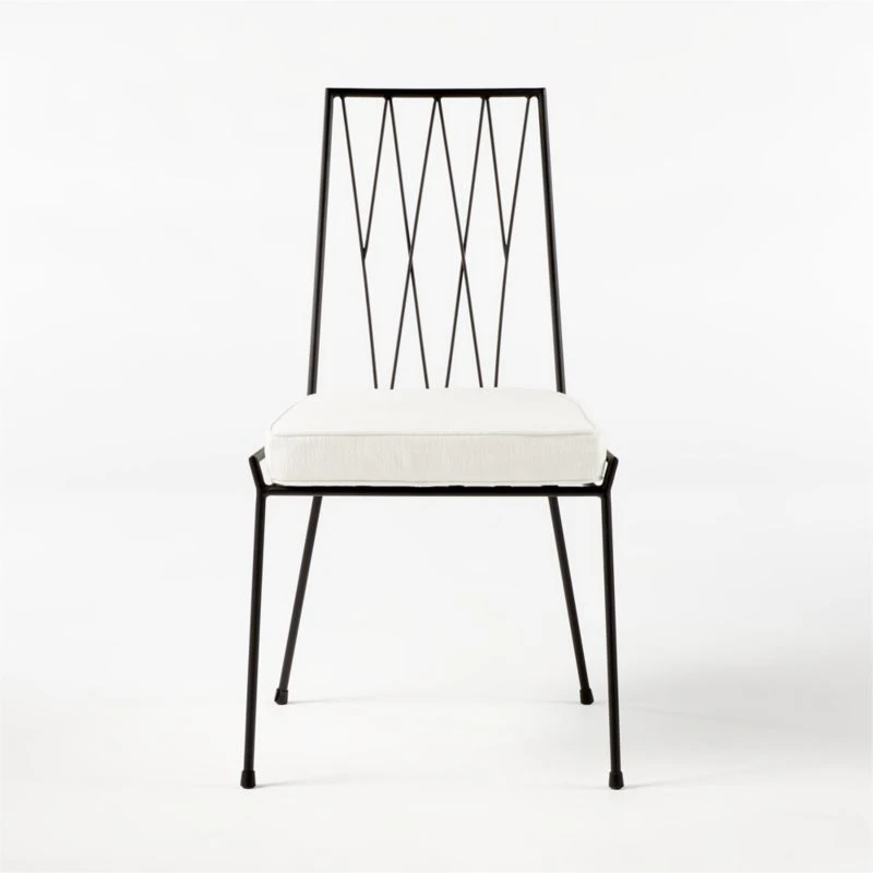 Pavilion Dining Chair With Ivory Sunbrella ® Cushion Model 6150 Set Of 2 2 Pavilion Dining Chair With Ivory Sunbrella ® Cushion Model 6150 Set Of 2 - Image 2