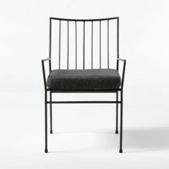 Pavilion Outdoor Dining Armchair Cover Model 6470 -Cb2 Pavilion6470GryDiningChrSOSSS21