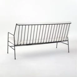 Pavilion Outdoor Sofa With Ivory Sunbrella ® Cushions Model 6490 -Cb2 Pavilion6490IvorySofa3QBSSS21